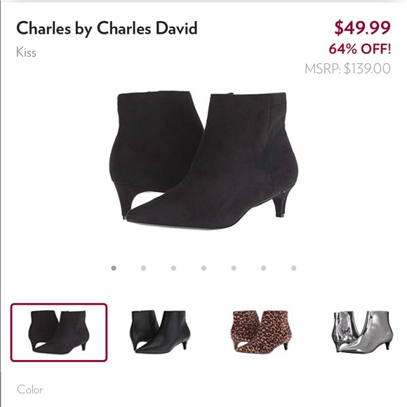 Charles by Charles David KISS Bootie - Picture 1 of 4